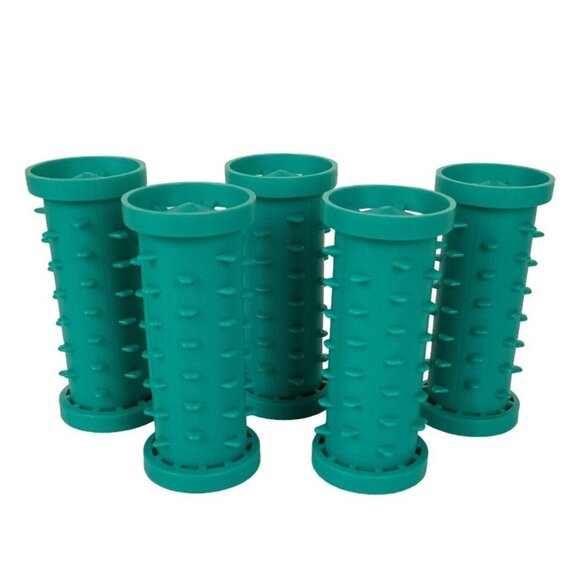 Remington Body Waves Replacement Rollers Set Of 5 Medium Teal - Picture 1 of 4